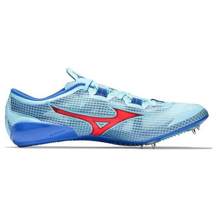 Mizuno Laser X Laser Next 3 Spikes Shoes Durable Breathable Low Top Running Shoes Unisex Sneakers Blue Orange U1GA230301
