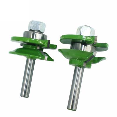 Fraise à panneau de porte à queue de 8 mm Ensemble de fraises pour armoire à panneau surélevé Fraise à bois Fraiseuse pour métal Pour bois