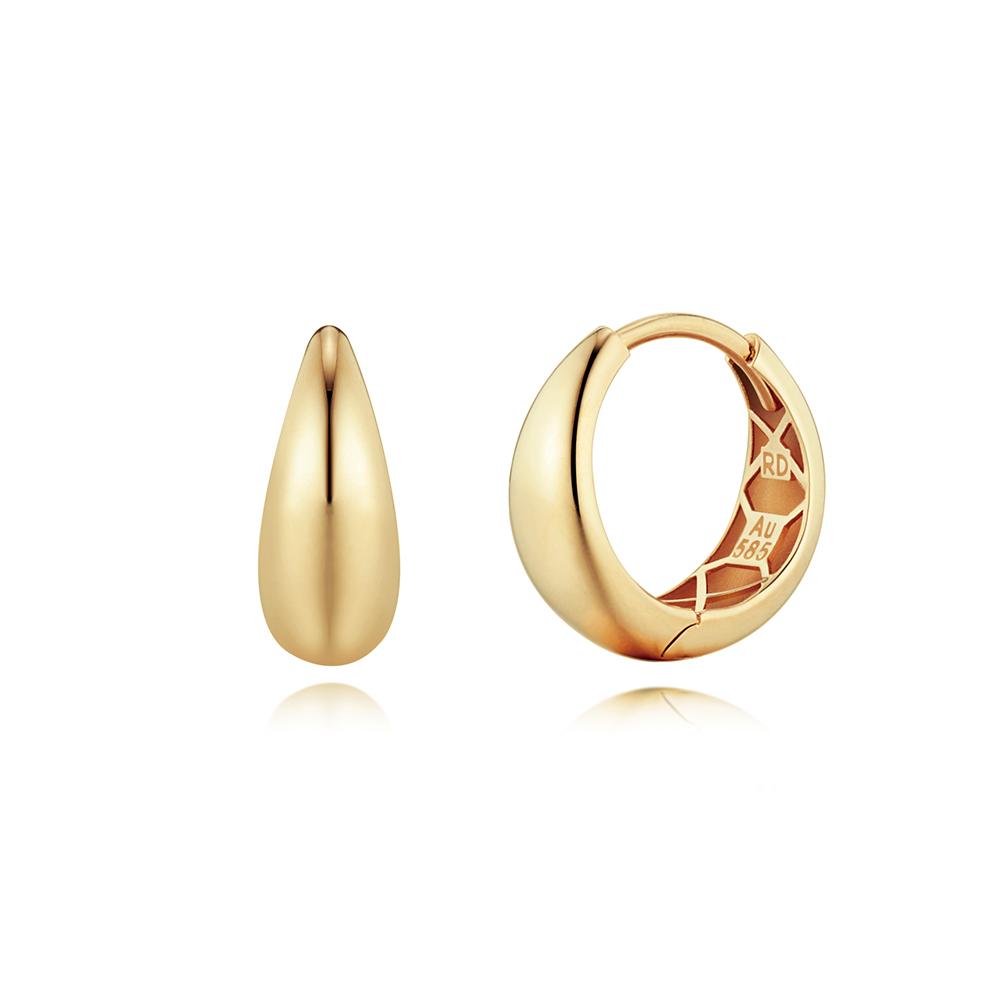 Roseedor Neuro Rosedew(M) One-Touch Earrings(Yg)_280100373