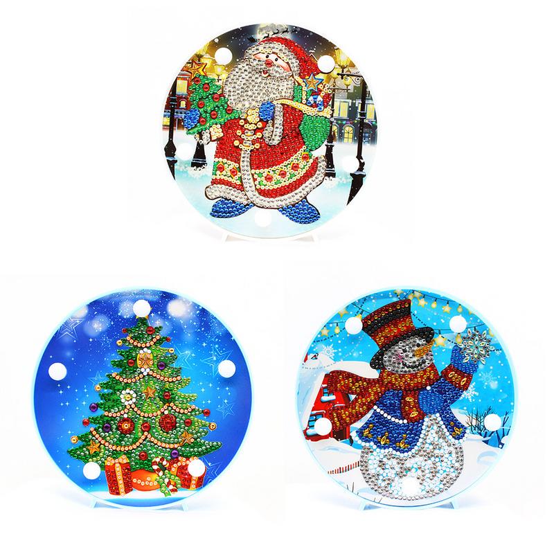Buy DIY Diamond Painting Night Light Christmas Gift Decorative Lights