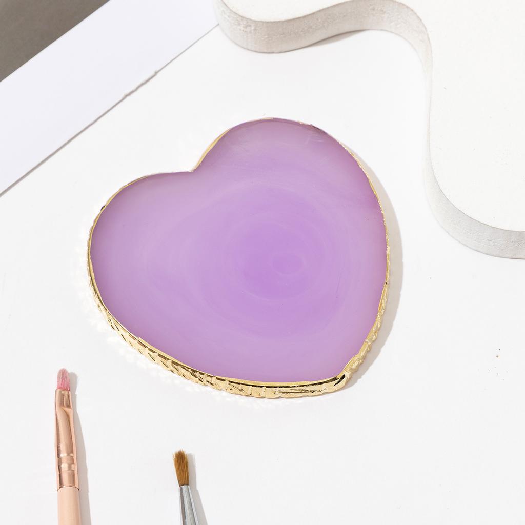 Nail Color Palette Resin Color Palette Crystal Nail Display Board Tools Nail Color Palette Resin Agate Stone Nail Art Palette