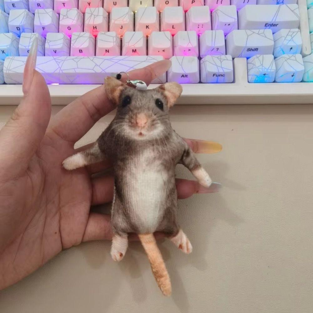 Built in Skeleton Mouse Doll Animal Figure Funny Mouse Toy Creative Plush Rat Children
