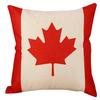 Flag Square Pillow Cover Cushion Case Toss Pillowcase Hidden Closure