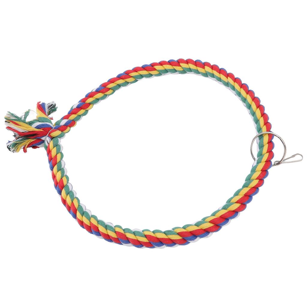 Bird Cotton Rope   Toy Colorful   Swing Toys for Parakeets Cockatiels Conure Lovebirds Finches Macaw