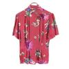 RALPH LAUREN Floral Short sleeve Open collar shirt 4 Pink Open collar Women Used