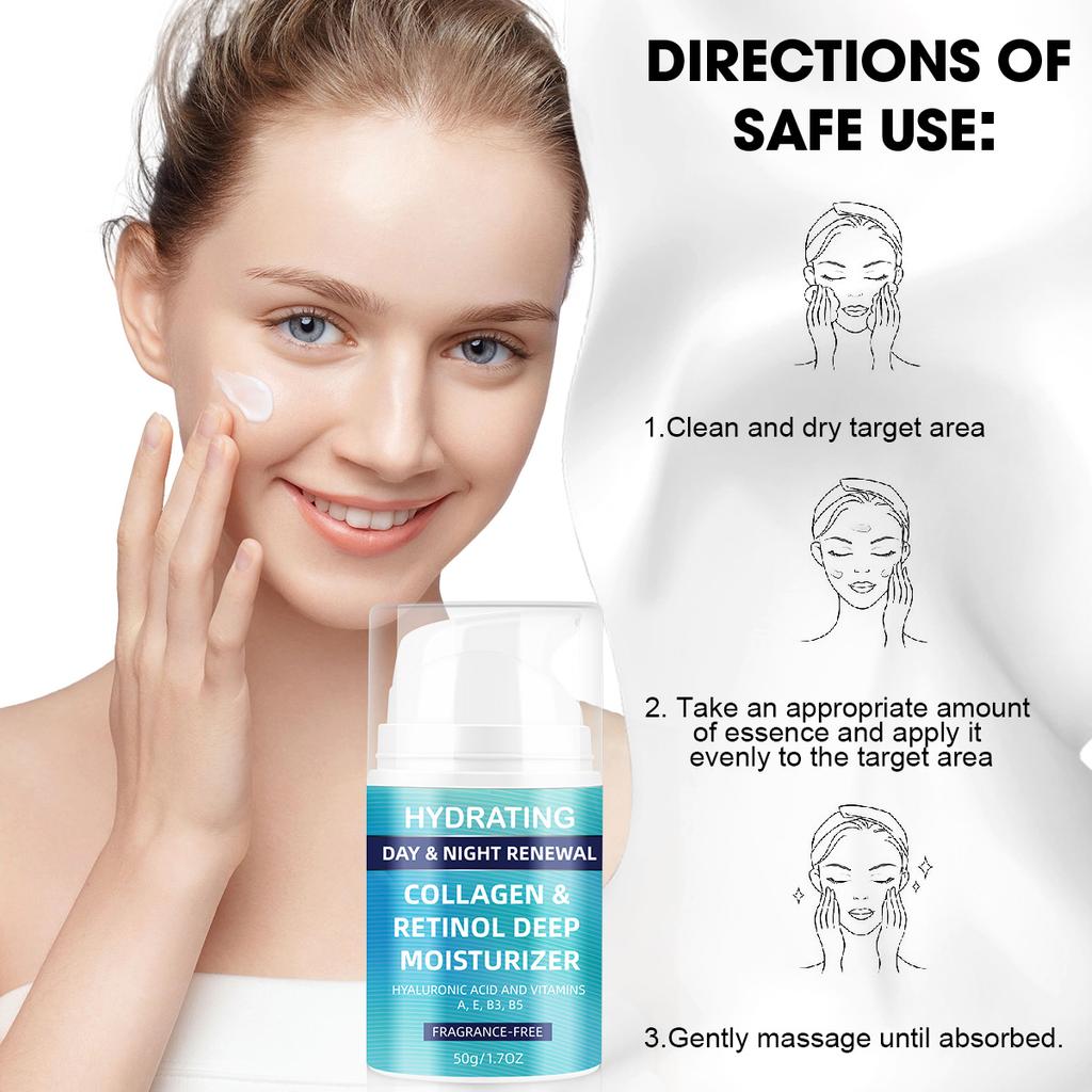 Collagen & Retinol Deep Moisturizing Cream 50g – Anti-Wrinkle & Lifting Face Cream