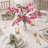 Peach Blossom Artificial Flower Branch Wedding Photo Props  Wedding Floral Arrangement