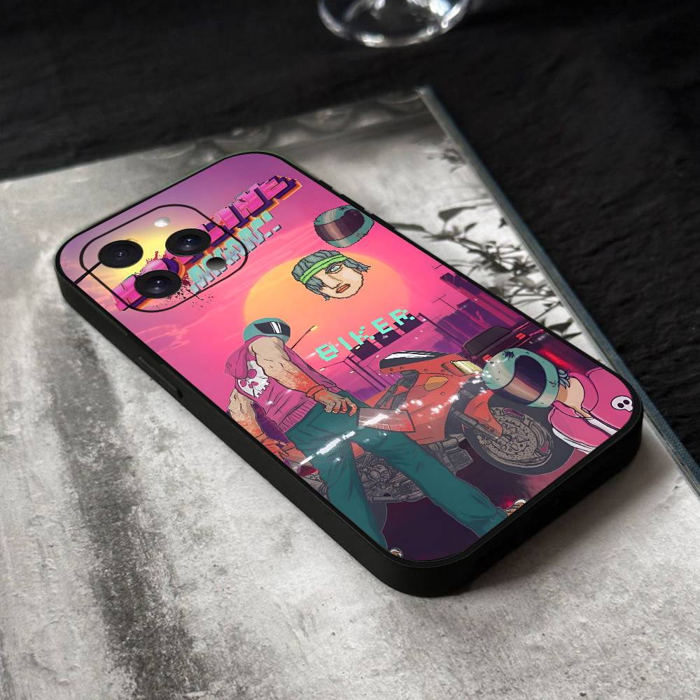 

Game Hotline Miami Phone Case Black Silicone Soft Shell For IPhone 17 16 15 14 13 12 11 Air Pro Max Plus Hot Sale iphone 12