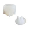 Silicone Candle Holder Molds Rabbit Shape Candlestick Silicone Molds for Candle Tealight Holder Gypsum Silicone Mold