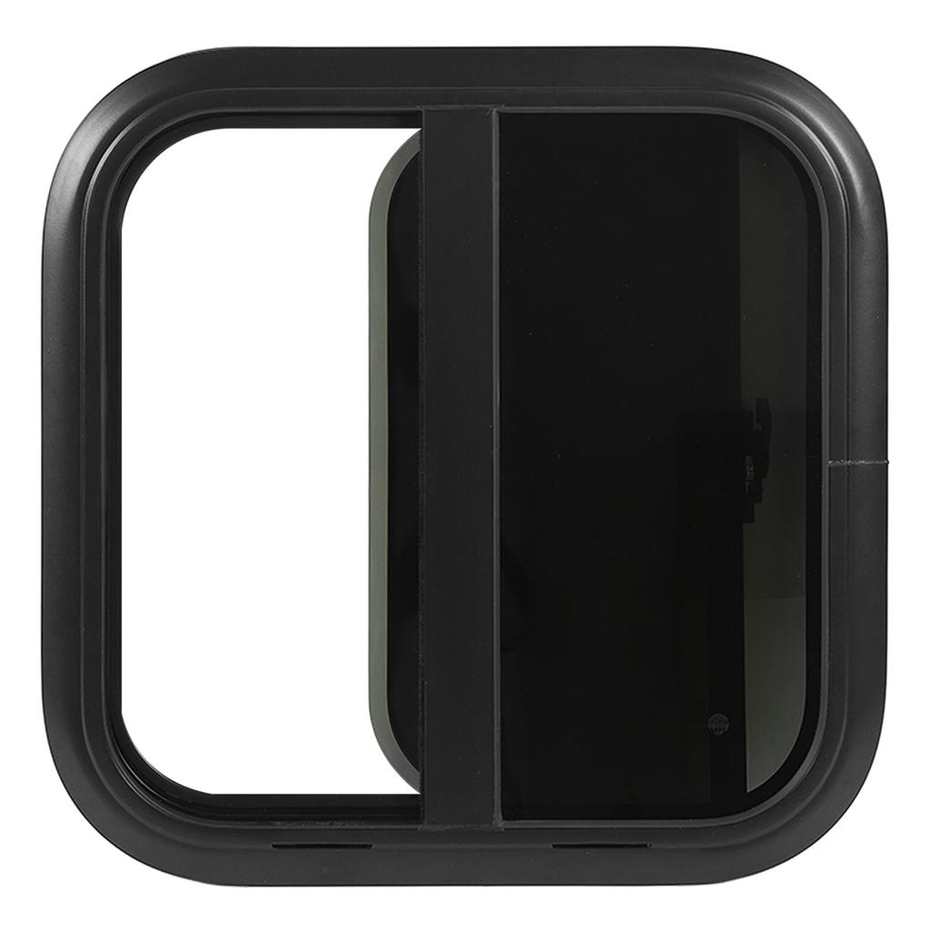 L500 H500mm RV Sliding Window Tempered Glass Anti UV Movable Insect Net Aluminum Alloy Frame for Trailer Marine Camper