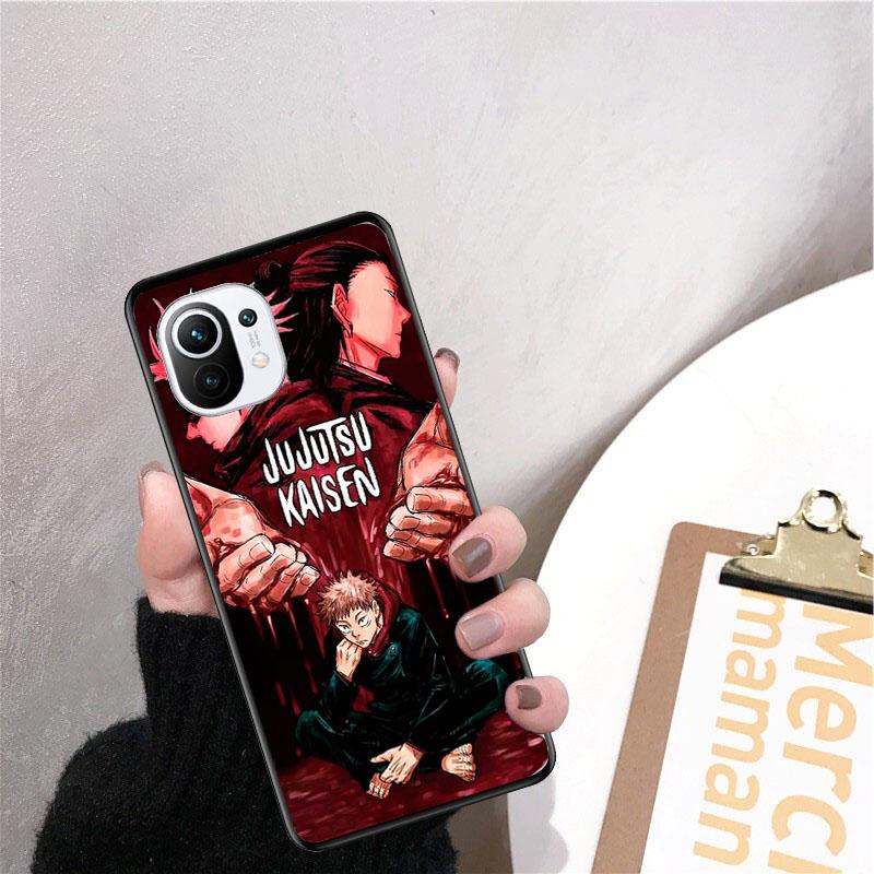 Jujutsu Kaisen Yuji Satoru Gojo Hülle für Xiaomi 12 Mi 10T 11T 11 Pro 10 10T 11 lite 10pro 11Ultra Poco X3 Pro Poco F3 M3