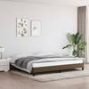 Vidaxl Bed Frame Without Mattress, Dark Brown, 200X200 Cm, Fabric