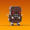 Building Blocks MOC Peripheral Toys Doom Collection Character Brickhead Series Puzzle Boy