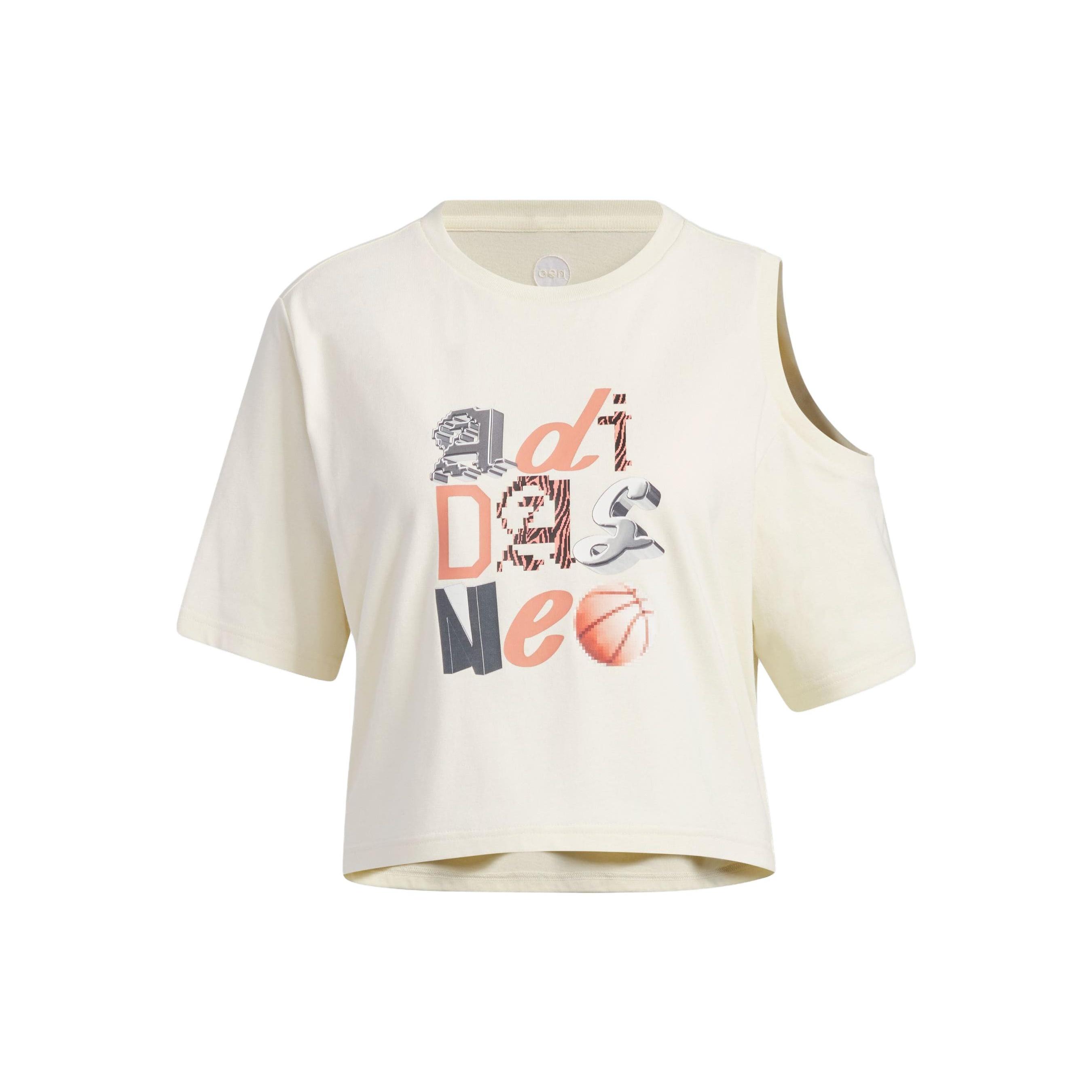 (WMNS) adidas Neo Graphic T-shirt White Women s IK7670 L