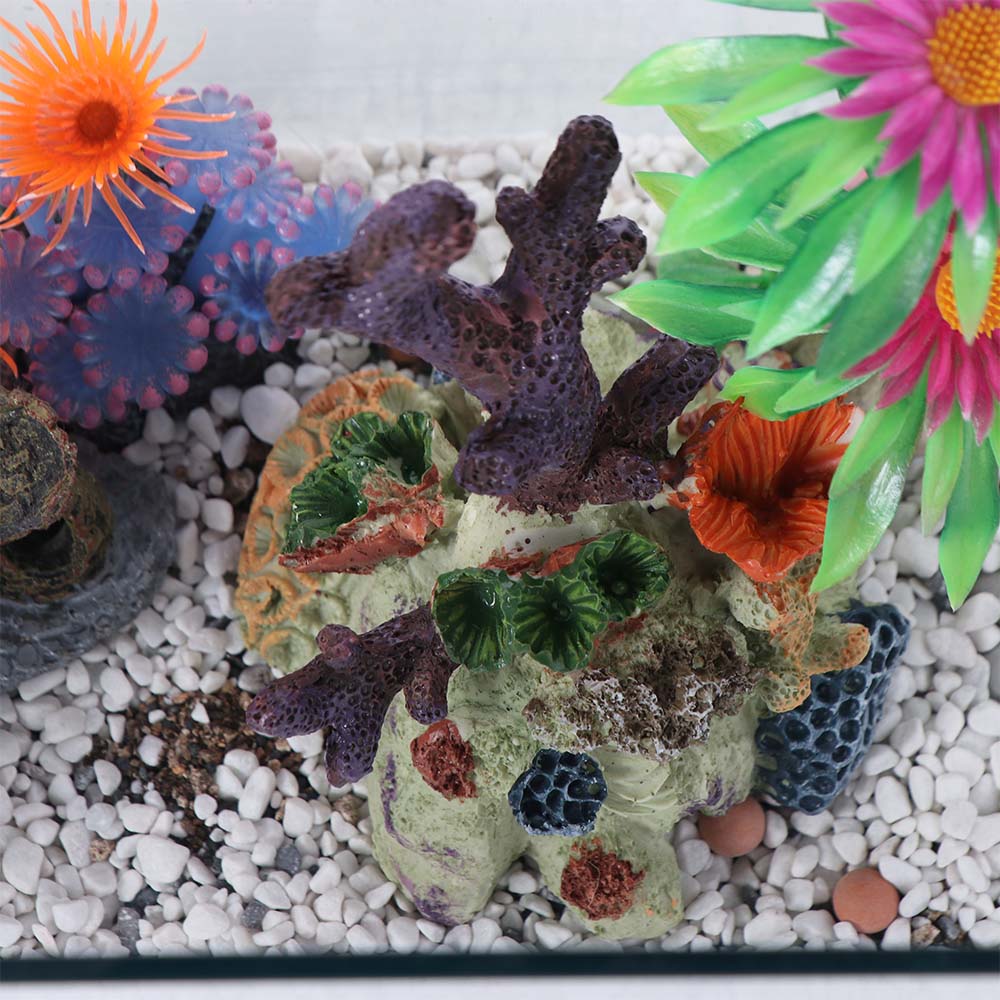 Simulation Artificial Coral Reef Decorative Coral Reef Ornament Fish and Shrimp Shelter Fish Tank