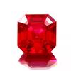 Certified Natural Blood Red Ruby Asscher Cut 12+ Ct Stunning Loose Gemstone