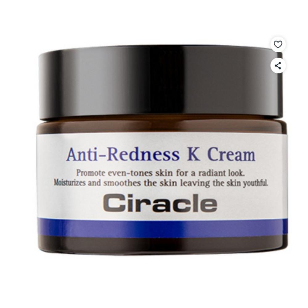Ciracle Anti-Redness K Cream 50ml – Soothing Moisturizing Cream for Sensitive Skin