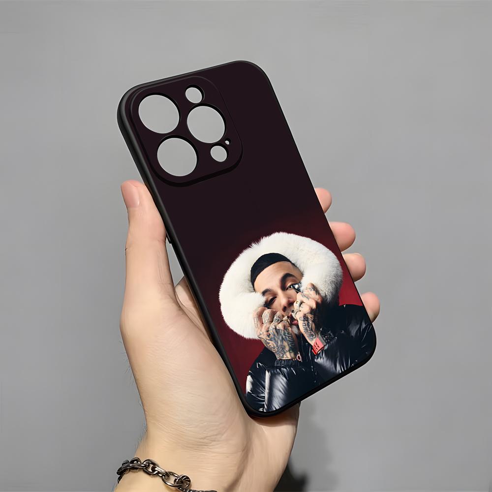 Sfera Ebbasta Singer Phone Case For IPhone 17 Pro Max 16 15 14 Pro Max 13 11 X Xs Xr 8 7Plus Silicone Cover