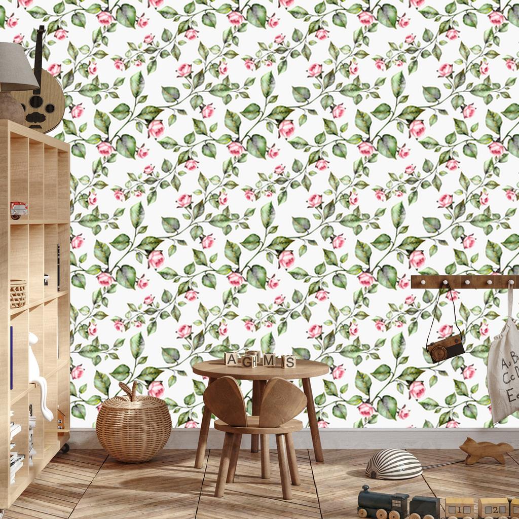 Classic Roses Wallpaper for Living Room and Bedroom 50x1000