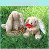 Plüsch Umarmungsblume Hase Spielzeug Mit PP Baumwollfüllung Für Ostergeschenk Mädchen Und Kinder