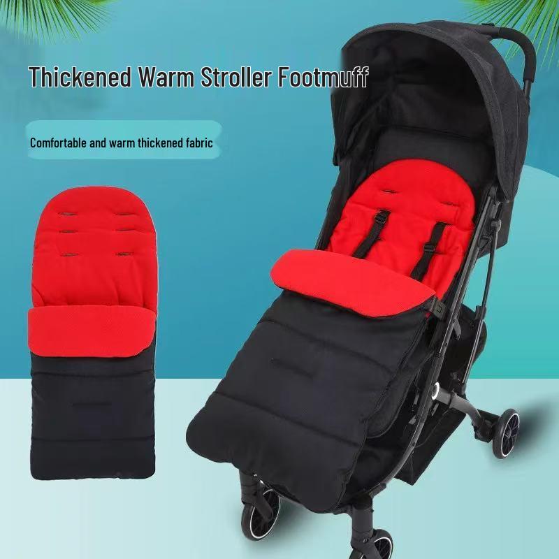 Winter Stroller Sleeping Bag with Windproof Footmuff and Cover