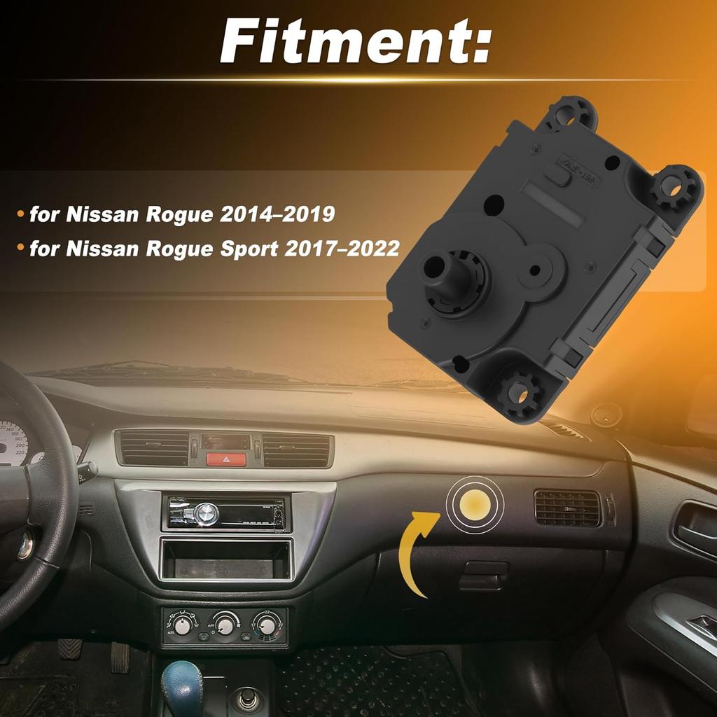 HVAC Heater Blend Door Actuator for Nissan Rogue 2014-2019 for Nissan Rogue Sport 2017-2022 Replace 277494BU0A HVAC Air Door Actuator