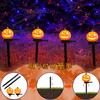 RunElves Outdoor Waterproof Solar Garden Halloween Pumpkin Recessed Set of Automatic Stylish Decorative Props for Haunted and Lights, Decorations,
