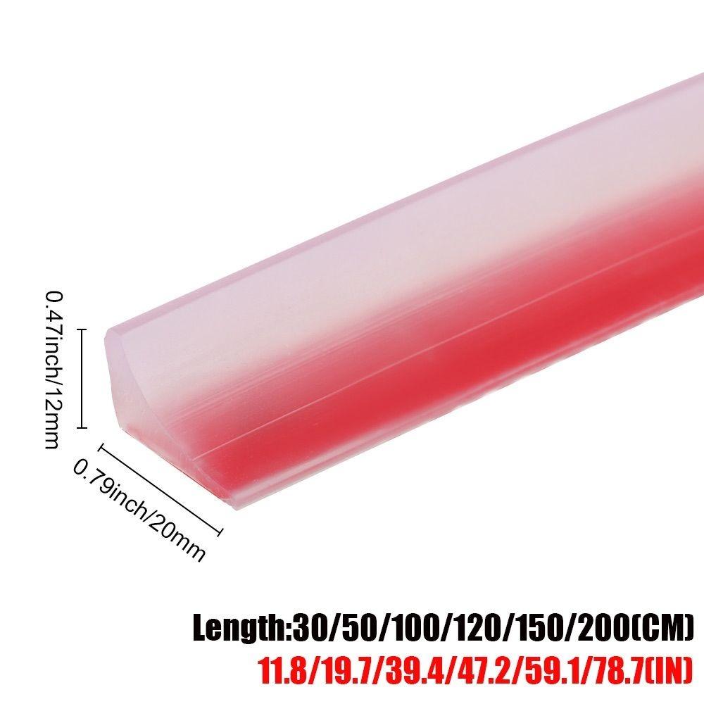 Bathroom Silicone Water Retaining Strip Shower Blocker Dam Flood Barrier Dry Wet Separation Kitchen Countertop Waterstop Strip