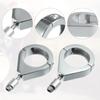 ACROPIX Motorrad Blinker Gabelklemme Kit Universal 41mm Chrom 2 Stück