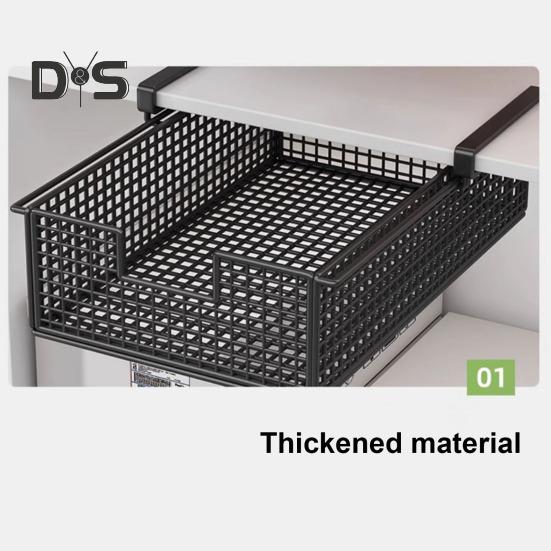 Sertar agățat extensibil Rezistent la coroziune Rezistent la coroziune Accesorii glisante sub raft Coș de depozitare