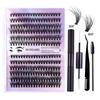 Diy Segmented Fried Hair Single Cluster False Eyelashes 12 Rows Large Capacity Daily Makeup