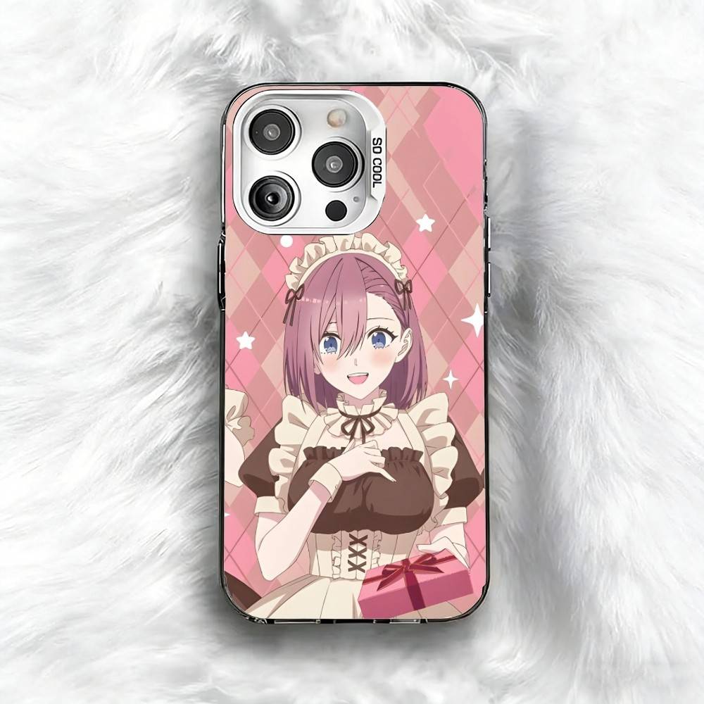 2.5 Dimensional seduction Amano Ririsa Phone Case For iPhone 16 17 15 14 12 13 Pro Max Black Color Shockproof Cover
