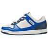 Leather Low Top Stylish Skateboarding Shoes Men's White Blue CI325-TX2