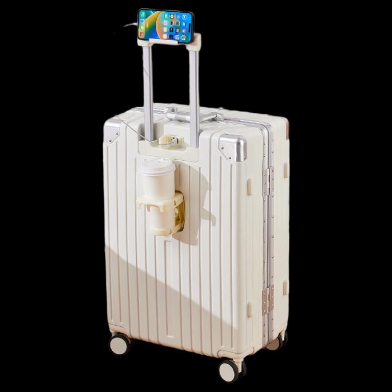 OEING Multifunctional Rechargeable Aluminum Frame Luggage