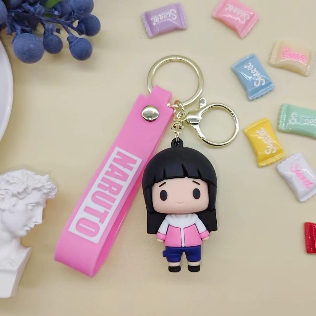Genshin Impact And Naruto Silicone Keychain Figurine Collectible For Anime Fans