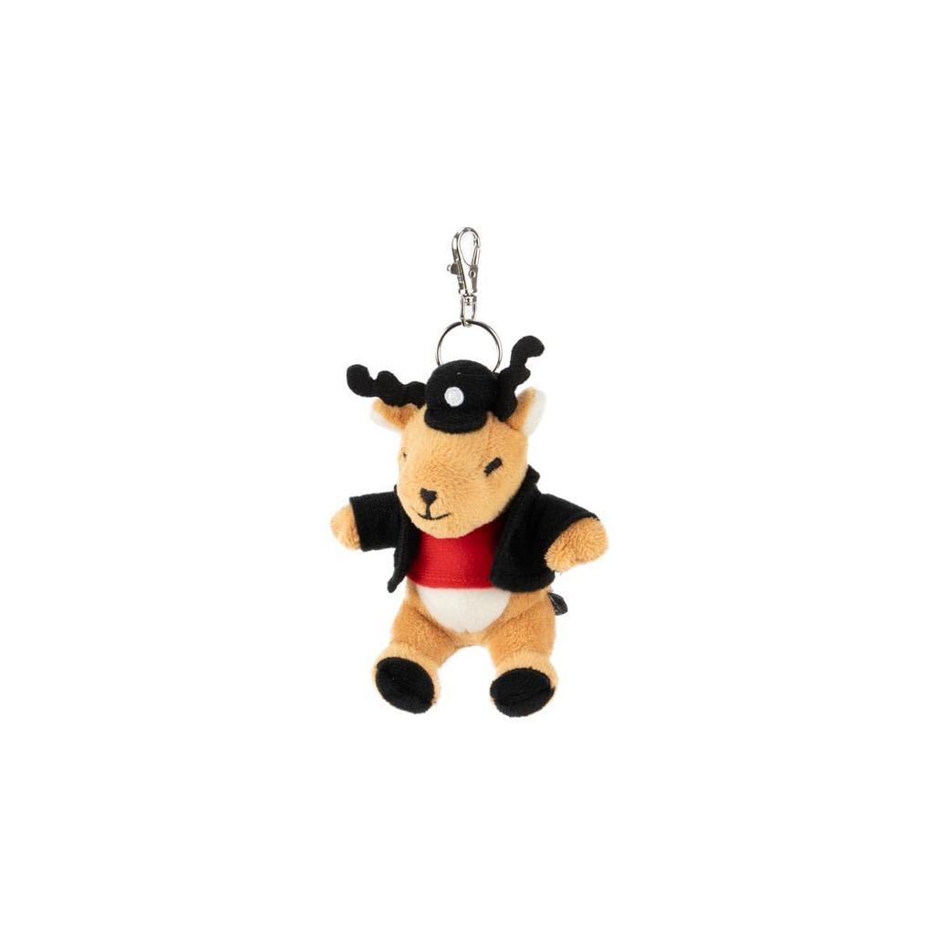 Captain Stag Mini Deer Bancho Plush Toy with Key Ring and Interchangeable Clothes (CAPTAIN STAG) (UM-1682)