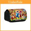Roblox Game Characters Print Student Double Layer Stationery Storage Bag For Middle School Students