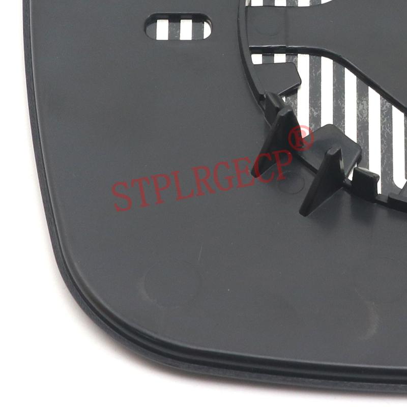 Verre de rétroviseur latéral chauffant de remplacement pour voiture, avec plaque, pour Dodge Grand Caravan 2008-2020