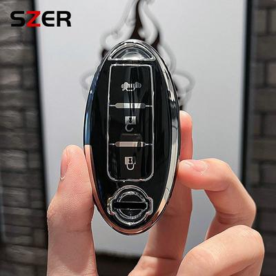 TPU Car Key Case Cover Shell Fob For Nissan Qashqai Juke J10 J11 X-Trail T32 T31 Kicks Tiida Pathfinder Note Infiniti Keyless