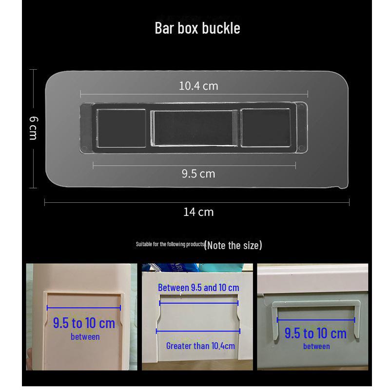 Transparent Adhesive Hook: Nail-Free, Strong Hold, Traceless, Snap-On Suction Hook