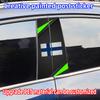 Finland Flag Car Stickers Car B-pillar Vinyl Decal Car Door Pillar Waterproof Decal Scratch-Resistant Cover DIY Modified Sticker