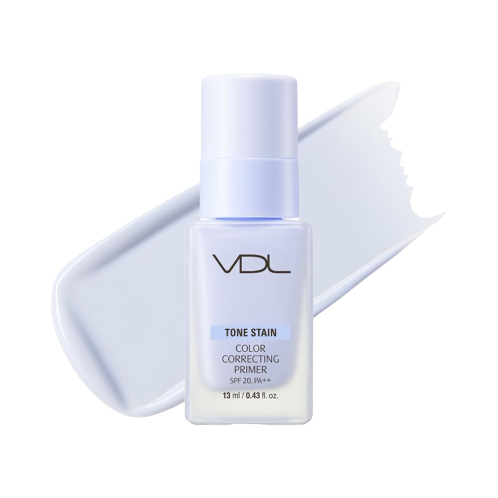 

VDL Tone Stain Color Correcting Primer 03 Pale Blue SPF20 PA++ Makeup Base, Yellow Tone Correction, Transparency, Tone Up, Dullness Coverage, Korean