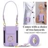 Ring Holder Bracelet Cards Slot Crossbody Leather Phone Case for Samsung Galaxy Z Flip 7 6 5 4 3 Flip7 FE Lanyard Wallet Cover