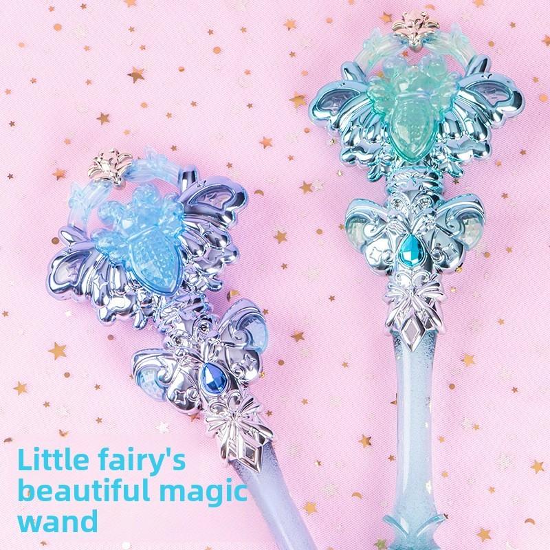 Kristall-Schmetterlingsfee Zauberstab Mit Licht Und Ton Für Mädchen Kinder Geschenk
