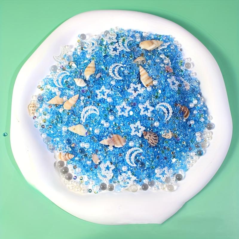 

18 г/Бутылочка Эпоксидная смола в океанском стиле для заливки, сделай сам, в форме звезды, луны, раковины, кристаллическая эпоксидная смола для заливки, украшения для ногтей с блестками