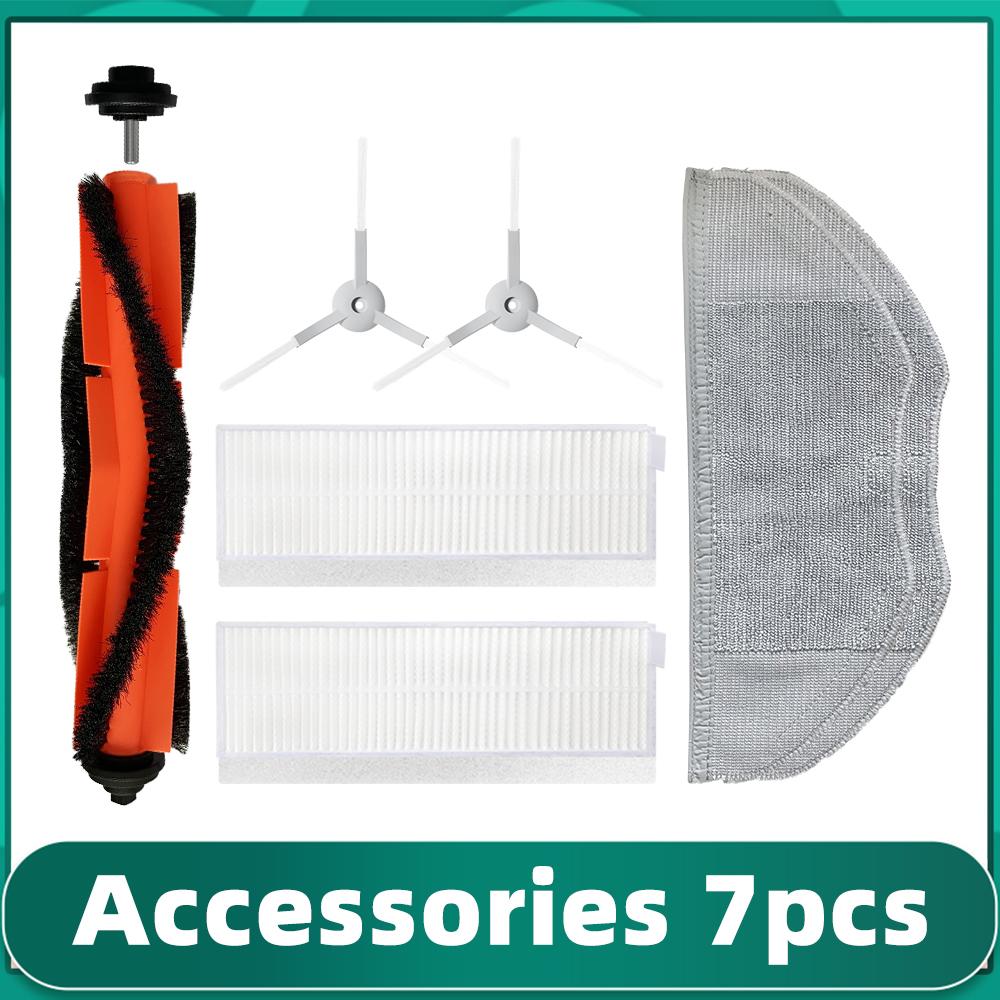 Passend für MJSTG1 Mijia G1 Mi Roboter Staubsauger-Wischmopp Essential Reiniger Hepa Filter Haupt-Seitenbürste Wischmopp-Lappen Ersatzteil Zubehör