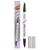 Gray Two-Pronged Curved Eyebrow Pencil Waterproof Long-lasting Natural  Brow Sleeper Eyeliner Smooth And Easy To Use