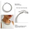 Women Snake Chain Necklace Geometric Jewelry Shiny Hook Eye Clasp   Snake Chain Collar for Party