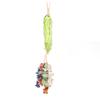 Natural Crystal Column Woven Mesh Pocket Pendant Car Hanging Bag Accessories G15