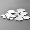 10pcs Round Blank Tag Charm Stainless Steel Pendant Charms For Jewelry Making DIY Supplies Material Silver Color 6-30mm Findings
